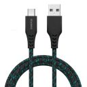 Staunch Bolt S1 Rugged Polyester Braided Unbreakable Micro Usb Fast Charging Cable For Personal Computer, Smartphone (Length - 1.5 Meter, Color - Blue)...