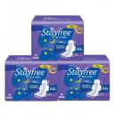 Stayfree Dry Max All Night Sanitary Pads – 42 Pads (Pack of 3 × 14) ...