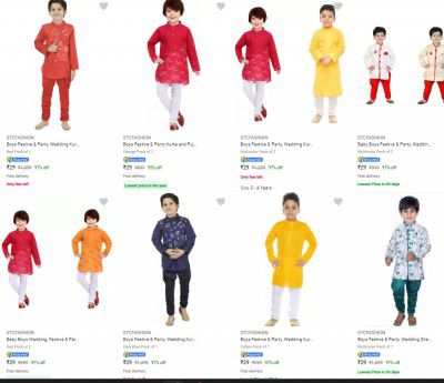 Stcfashion Kids Ethnic Sets @₹29