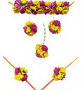 STCREATIONS Artificial Bridel haldi Flower Mala for Women | G_1...