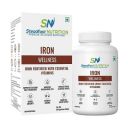 Steadfast Nutrition Iron- 60 Vegetarian Tablets /Iron- 19mg/Folic Acid ,Vitamin C and 8 Essential Vitamins/For Iron-deficiency, anaemia, reduce fatigue, boost haemoglobin, improves muscle endurance an...