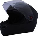 Steelbird ABS Material Shell SBA-1 Matt Black Helmet with Plain Visor, 580mm...
