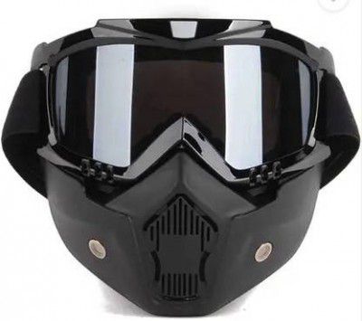 Steelbird Air 100% Goggle Face Mask Anti Scratch UV Protective Face Mask