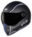Steelbird Glass Helmet Adonis Rustic/SBH-1, Matt Black/Blue 600mm S.V...