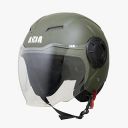 Steelbird HI-GN SBH-31 ARIA MAT B.GREEN WITH PLAIN VISOR 600MM(Green,Large)...
