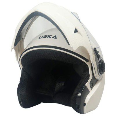 Steelbird SB-41 Oska ISI Certified Flip Up Helmet for Men