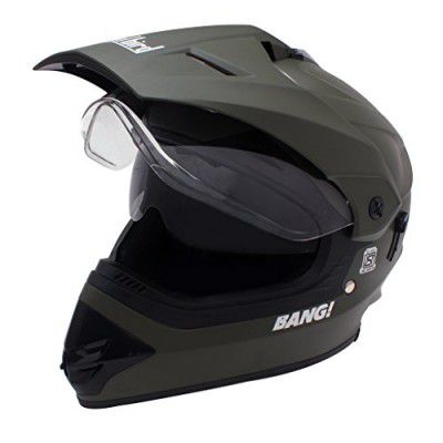 Steelbird SB-42 Bang Motocross Motocross Helmet Battle Green, Size: M(55-56 cm)