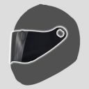 Steelbird (SB) Visor for SBH-34, SB-39, Rox, M16, Rox Dual Visor for all models Motorbike Helmet (Smoke/Black Visor)...