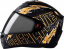 Steelbird SBA-1 Free Live Helmet with smoke visor, Matt Black and Orange, 580mm...