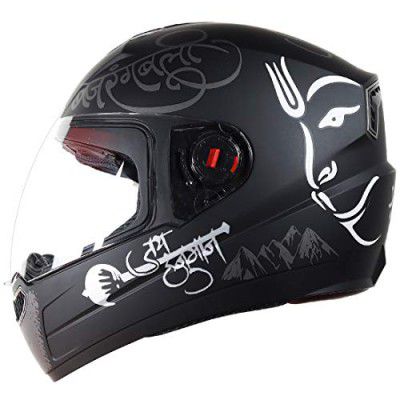 Steelbird SBA-1 Mahavir ISI Certified Full Face Graphic Helmet
