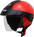 Steelbird SB-33 ARM 7Wings ISI Certified Open Face Helmet with Peak Cap...