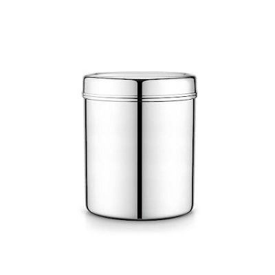Steelcraft Premium Stainless Steel 15 22G Deep Dabba, Silver Colour - Airtight | Durable | Long-Lasting |Reliable| Spice Storage Container | Steel Jar| for Kitchen Storage| Capacity-3450ml