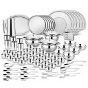 Steelcraft Premium Stainless Steel Nirvana Dinner Set 82 Pcs...