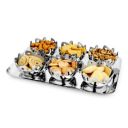 Steelcraft Premium Stainless Steel Urban Bowl 7 Pcs Set with Tray (Silver, 210 ML Each)...
