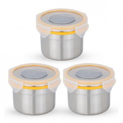 STEELLOCK Stainless Steel Airtight Container with Lid | Leakproof, BPA-Free 