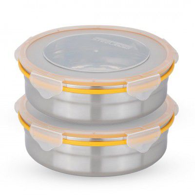 STEELLOCK Stainless Steel Airtight Container with Lid | Leakproof