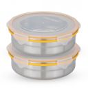 STEELLOCK Stainless Steel Airtight Container with Lid | Leakproof...
