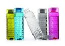 Steelo Garnet Pet Plastic Water Bottle, 1 L, Set of 4, Multicolour...