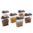 Steelo Skippar Plastic Storage Container, 6 Pcs Set, 500 ml ...