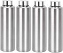 STEEPLE 1000 ml Steel Water Bottle (Pack of 4) (Silver, Steel)...