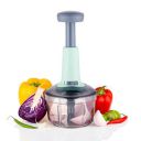 Stewit Food Chopper 650 ml, Steel Large Manual Hand-Press Vegetable Chopper Mixer Cutter to Cut Onion, Salad, Tomato, Potato (Pack of 1) 650 ml...