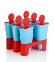 Stewit Set of 6 Plastic 100% Food Grade Homemade Reusable for Home, Kitchen, Ice Lolly Mould, Popsicle Frozen Ice Cream...