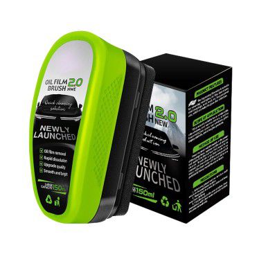 STHIRA® Car Oil Film Cleaning Brush with Integrated Cleaner 