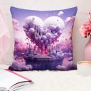 STITCHNEST Gift For Printed Jute Cushion Cover, Set of 1...