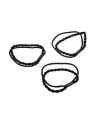 Stoln Rubber Hair Bands For Girls/Woman (3 Black)...