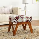 Amazon Brand - Stone & Beam Wamego Ottoman Pouff (Multicolour)...