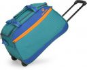 Stony Brook by Nasher Miles  55 L Strolley Duffel Bag - Maze Polyester Small 52cm Teal Blue Wheel Duffle Bags | Duffle Trolley...