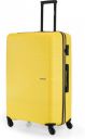 Stony Brook by Nasher Miles Large Check-in Suitcase (75 cm) 4 Wheels - Crescent Hard-Sided Polypropylene Check-in Yellow 75cm Trolley Bag - Yellow...