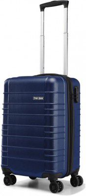 Stony Brook by Nasher Miles Small Cabin Suitcase (55 cm) - Latitude Hard-sided Co-extrusion Polycarbonate Cabin Black 55cm Trolley bag