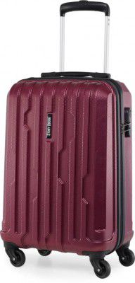 Stony Brook by Nasher Miles Small Cabin Suitcase (55 cm) - Storm Hard-Sided Polycarbonate Cabin Wine Red 20 inch |55cm Trolley Bag