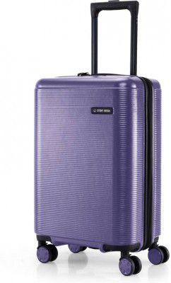 Stony Brook by Nasher Miles  Small Cabin Suitcase (55 cm) - Dunes Hard-Sided Polycarbonate Cabin Purple 20 inch|55cm Trolley Bag - Purple