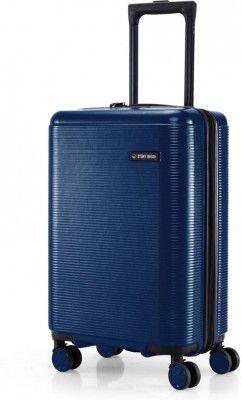 Stony Brook by Nasher Miles  Small Cabin Suitcase (55 cm) - Dunes Hard-Sided Polycarbonate Cabin Navy Blue 20 inch|55cm Trolley Bag - Blue