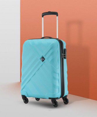 Stony Brook by Nasher Miles  Small Cabin Suitcase (55 cm) - Crystal Hard-Sided Polycarbonate Cabin Teal 20 inch | Trolley Bag - Teal