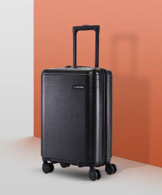 Stony Brook by Nasher Miles Small Cabin Suitcase | 55cm Trolley Bag - Black