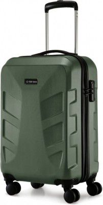 Stony Brook by Nasher Miles  Small Cabin Suitcase (55 cm) - Shield Hard-Sided Polycarbonate Cabin Olive Green 20 inch |55cm Trolley Bag - Green