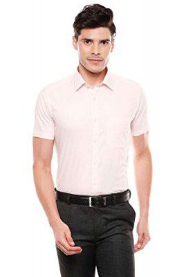STOP by Shoppers Mens Solid Formal Shirt (Pink)_206565191-P