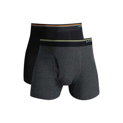 STOP by Shoppers Mens Solid Trunks - Pack of 2