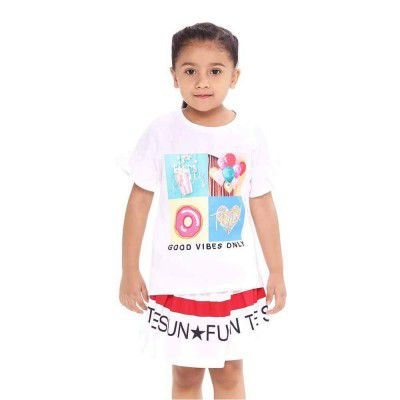 STOP Girl's Regular fit T-Shirt