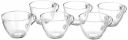 STOREHAUS Glass 6 pcs Tea/Coffee Cups 220 ml...