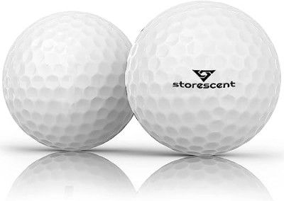 Storescent Premium Polypropylene Golf Ball - Durable & Long-Lasting for Exceptional Performance On The Course (1), White