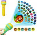 Storio 3 Slides 24 Patterns Mini Projector Torch Toy Slide Flashlight Projector Torch for Kids Sleeping Story Toys for Toddlers, Educational Learning Toys,Space,Animal &Foods...