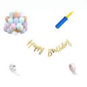 Storio Aluminium 54pcs Rainbow Theme Birthday Decorations |Happy Birthday Decoration Kit for Kids - Pastel Balloons...