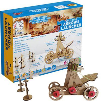 Storio Arrow Launcher STEM DIY Fun Toy for Kids 6 to 14