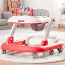Storio Baby Walker for 6–18 Months 360° Rotatable | 3-Level Adjustable Height Walker - Pink...
