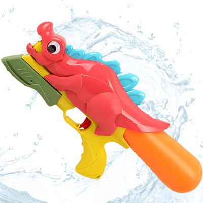 Storio Cute Crocodile Holi Pichkari Water Gun Toy for Kids with Upto 26Ft Range |High Pressure Mechanism Ideal Outdoor Toy for Pool & Beach Fun