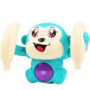 Storio Dancing Monkey Musical Toy for Kids Baby Spinning Rolling Doll Tumble Toy with Voice Control Musical Light and Sound Effects with Sensor...